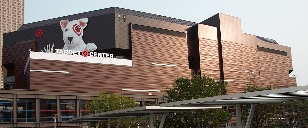 Target Center in downtown Minneapolis