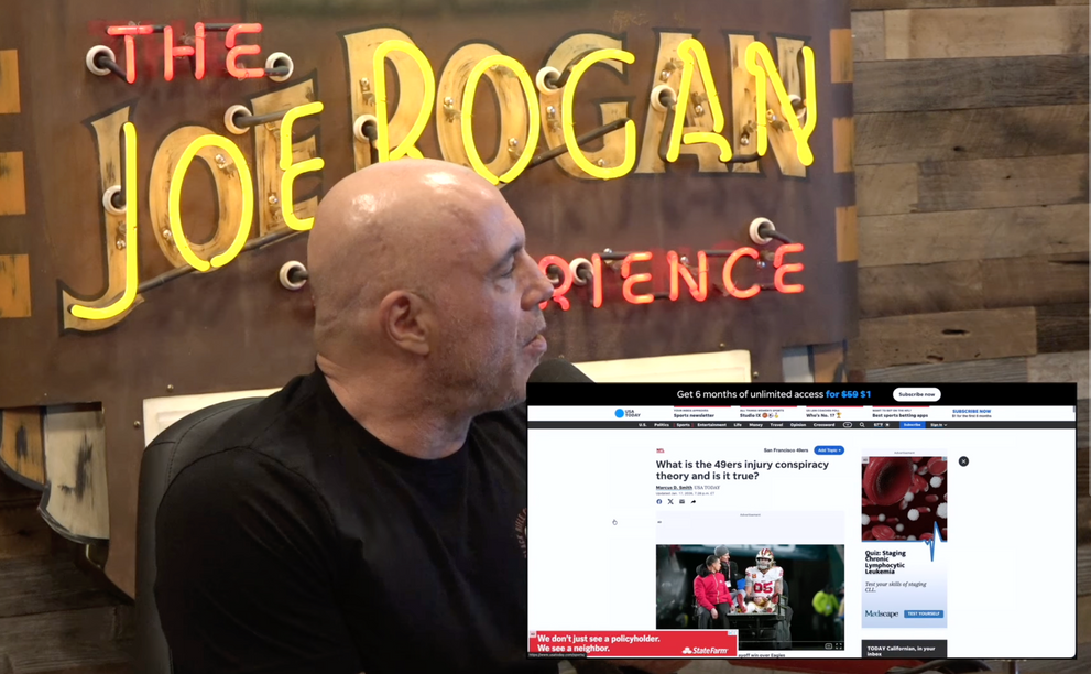 Joe Rogan Asked About EMFs and the 49ers — Here Are the Answers